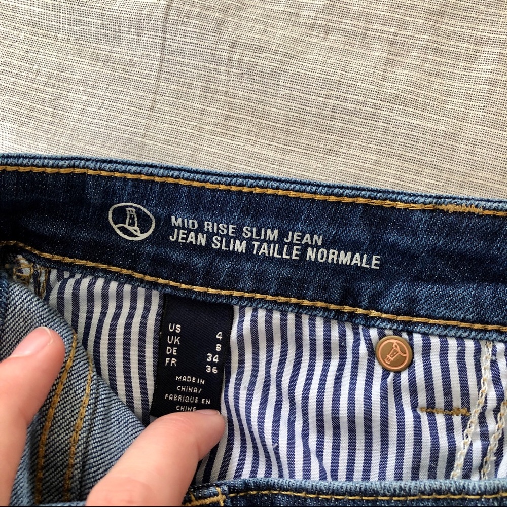 Lands’ End Mid Rise Slim Jean✨ - Picture 4 of 6
